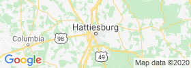 Hattiesburg map